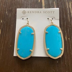 Kendra Scott Turq/Gold Danielle NWOT